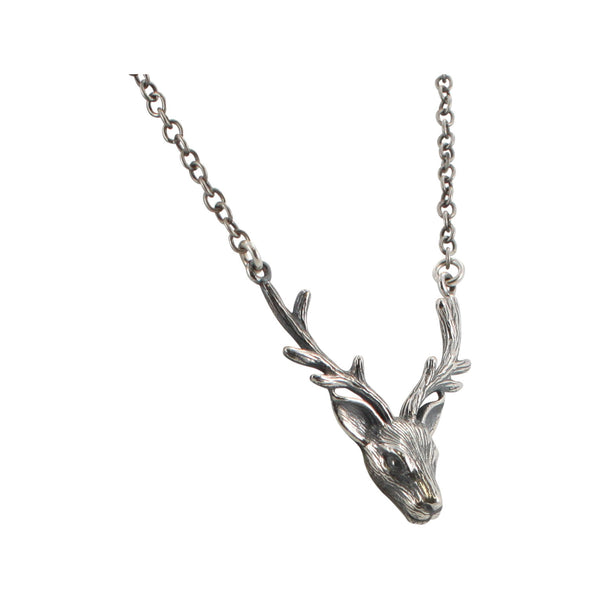 ☆TATIANA☆ Silver 925 Deer Heart String Necklace NZ2107 MUSINSA | TATIANA (Silver 925) Deer Heart String Necklace NZ2107