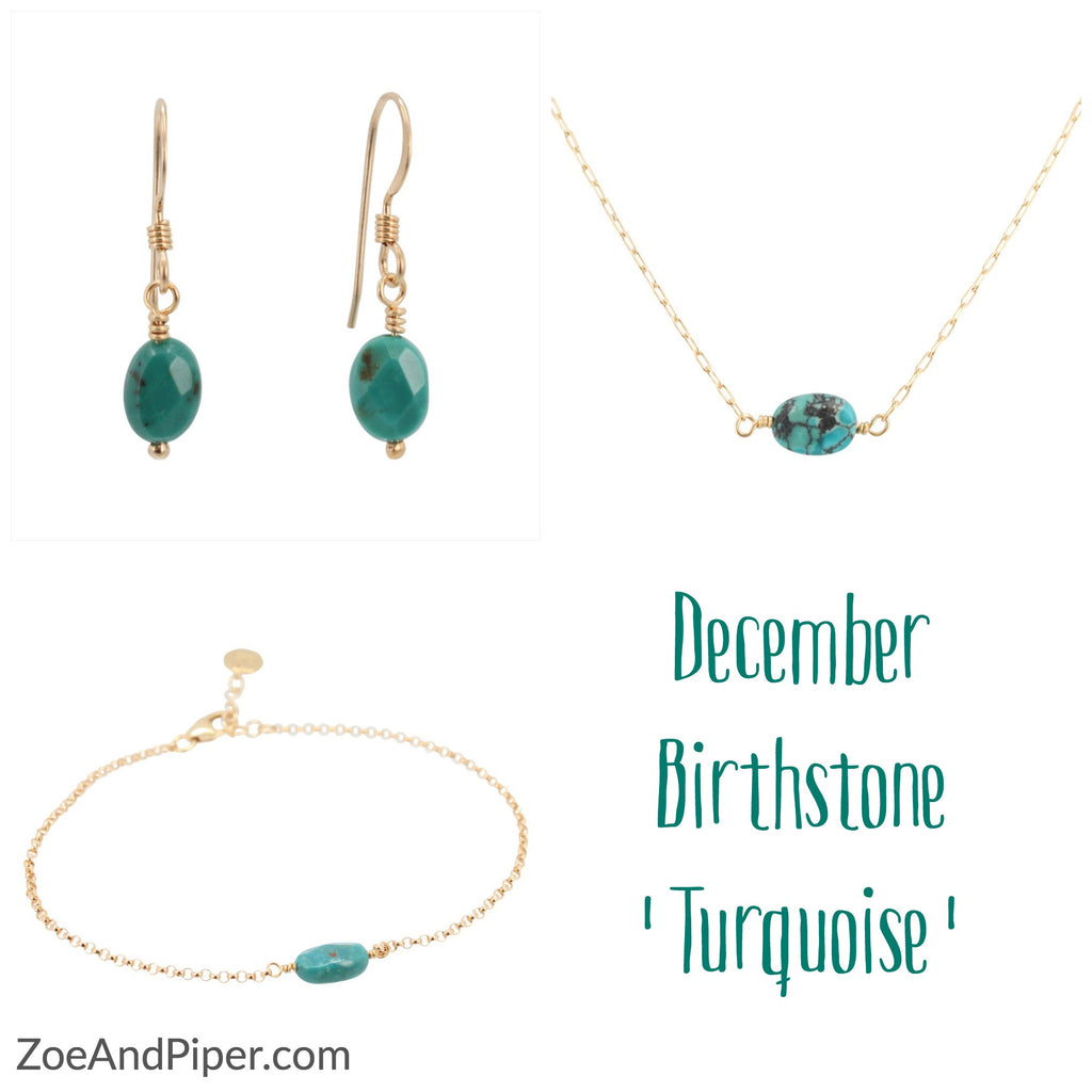Turquoise is the Birthstone for December