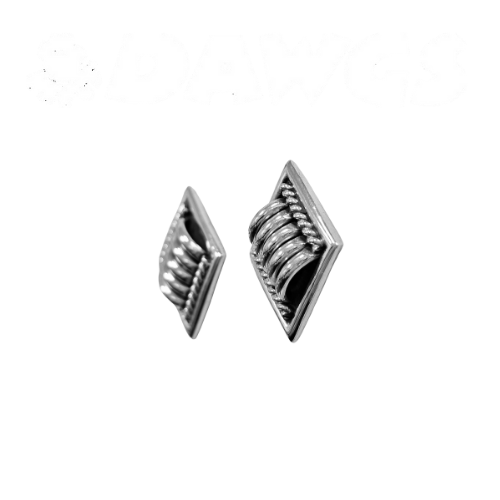 Tom Charlie Sterling Silver Post Navajo Earrings