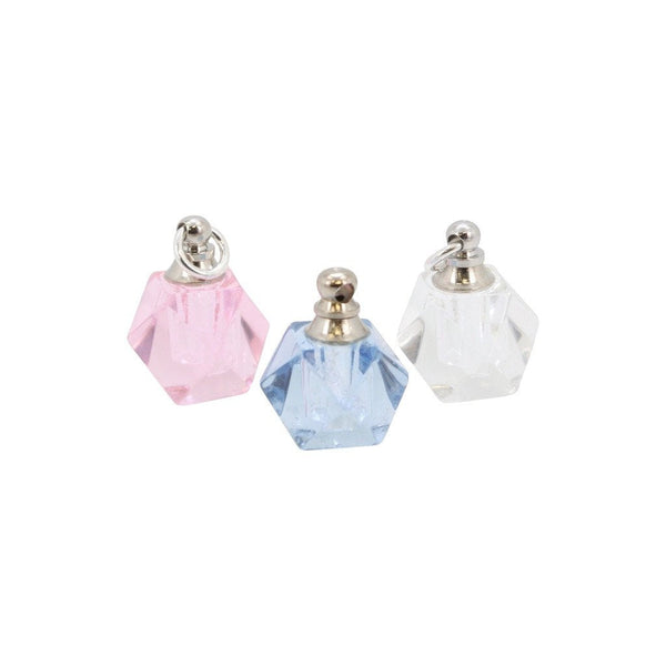 Faceted Crystal Essential Oil Diffuser Necklace, #6618