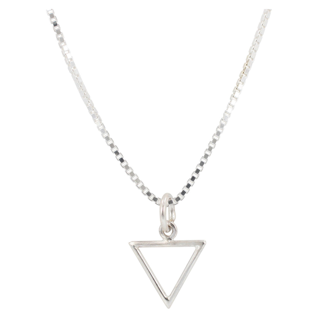 Small Water Element Necklace in Sterling Silver 16" - 24" lengths, #6196-ss