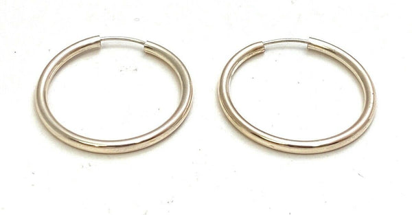 Endless Hoops Flexible Sterling Silver