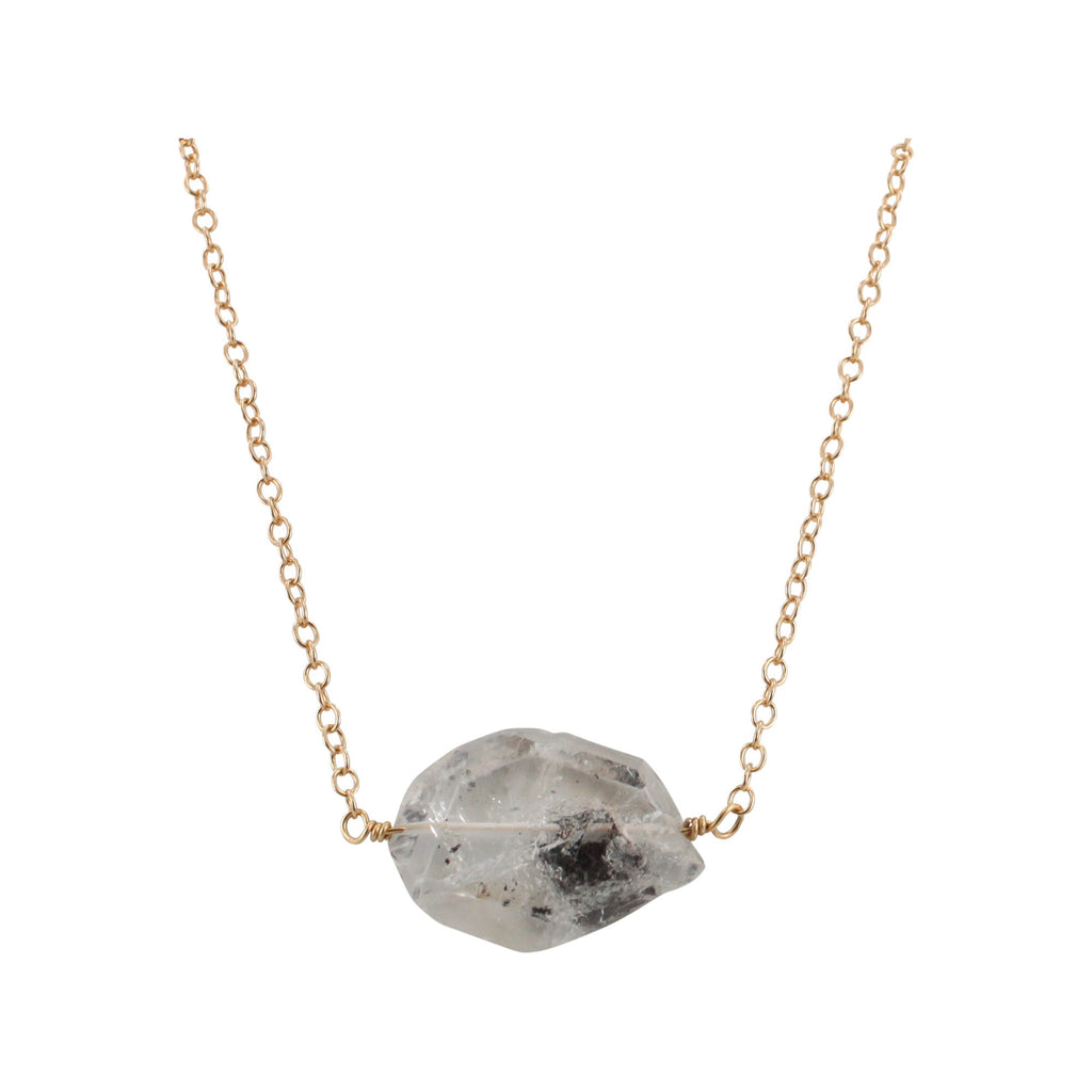 Herkimer Diamond Gemstone Necklace, #6307