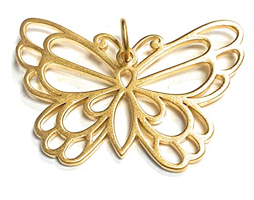 Zoe and Piper Butterfly 12K Gold Filled Pendant