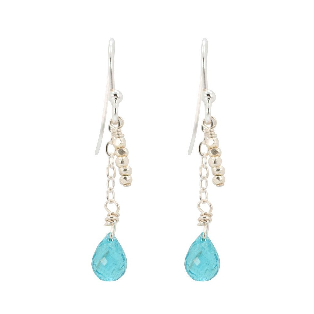 'Inspire Me' Apatite Briolette Dangle Earrings, #6806-ss
