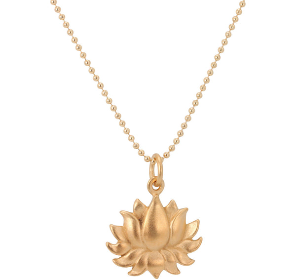 Lotus Necklace in Gold, #6170-yg