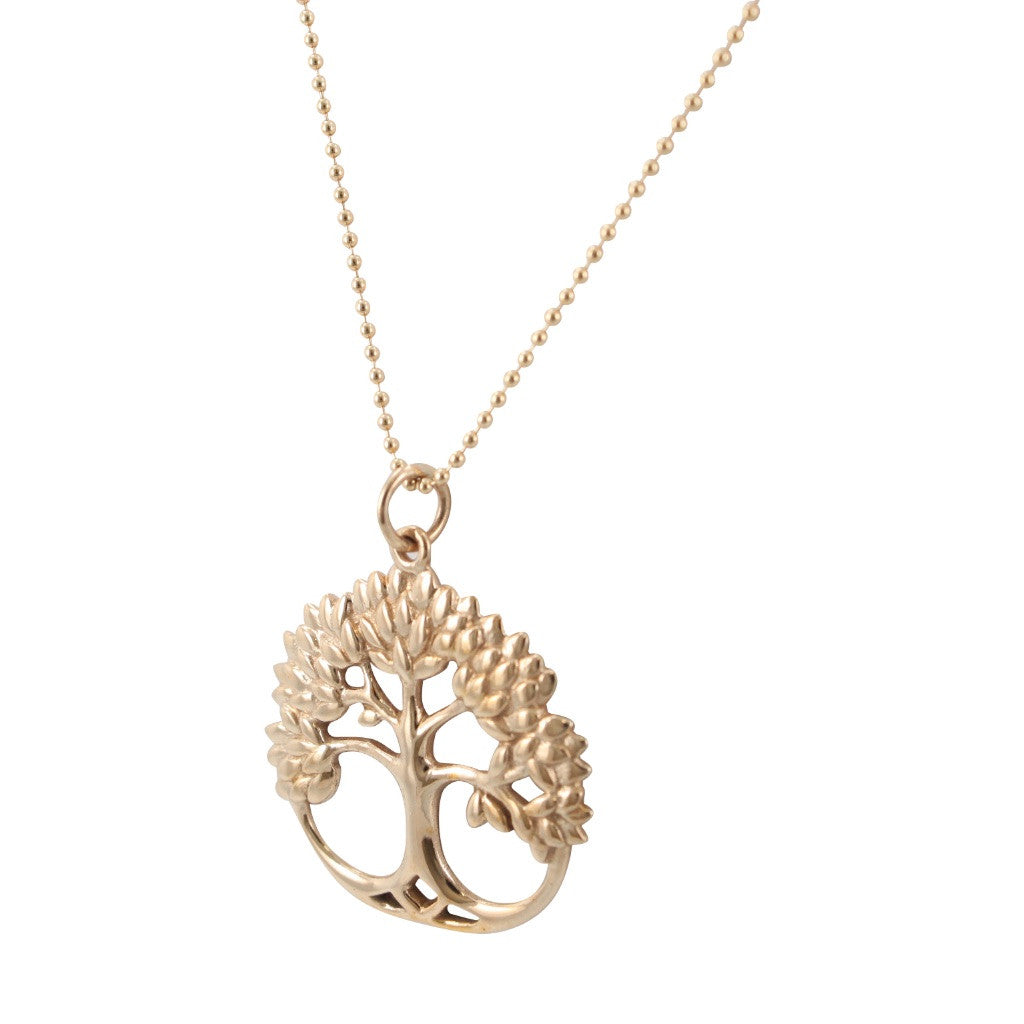Tree of Life Necklace in Golden Bronze, #6571-brz
