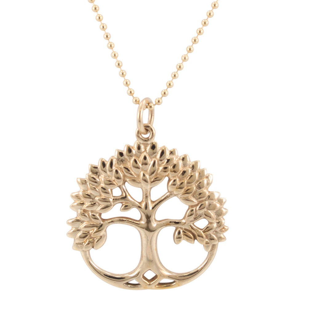 Tree of Life Necklace in Golden Bronze, #6571-brz