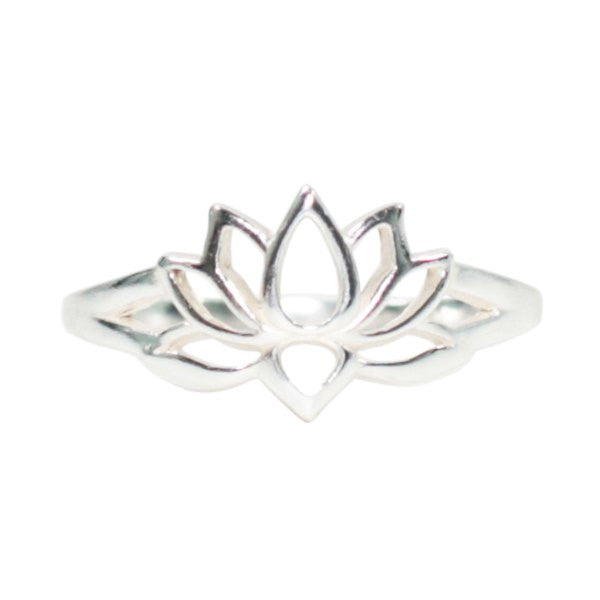 Lotus flower ring in 18K (750°/00) yellow gold. The hear… | Drouot.com