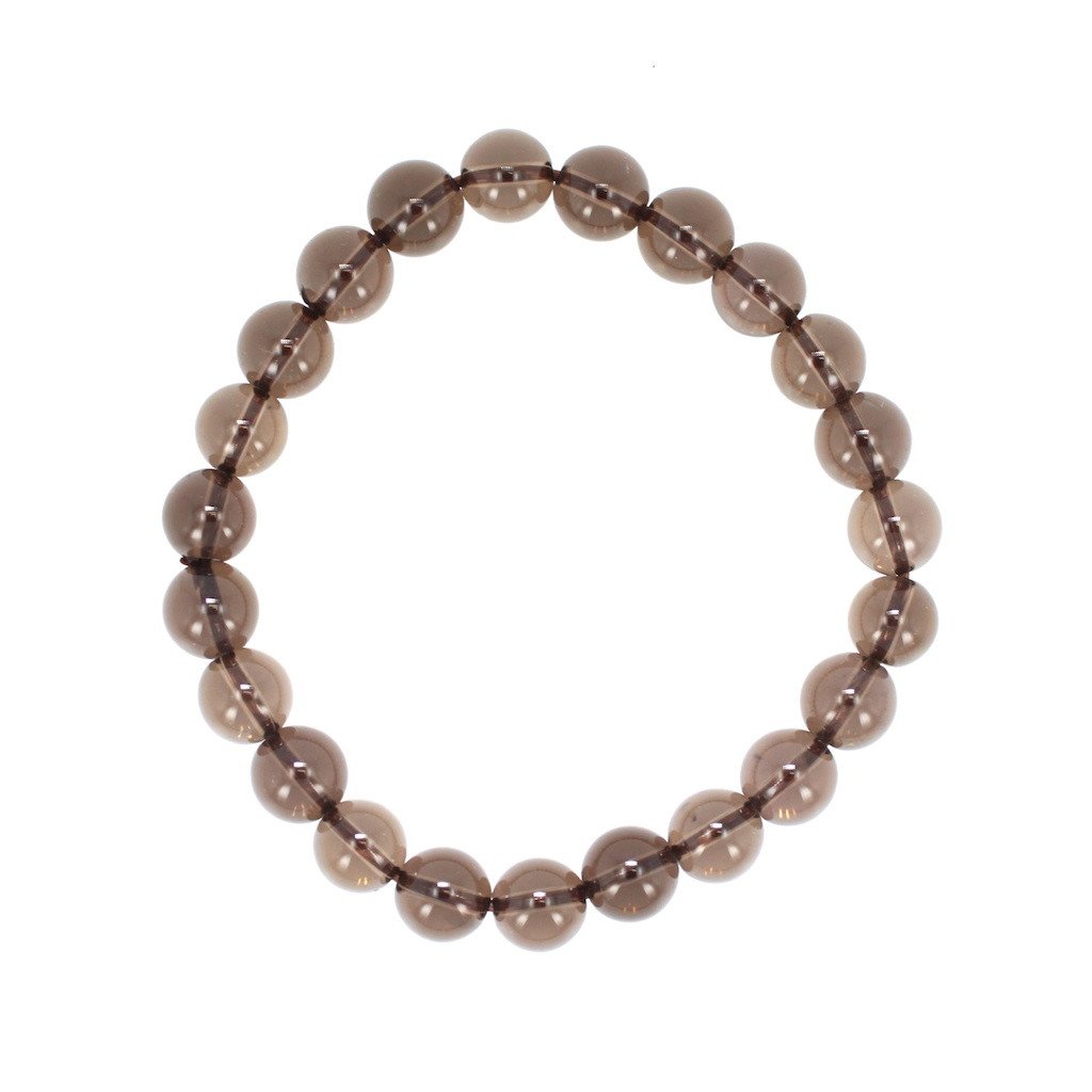 Grounding & Protection - 8mm Smokey Quartz Bracelet, #6683