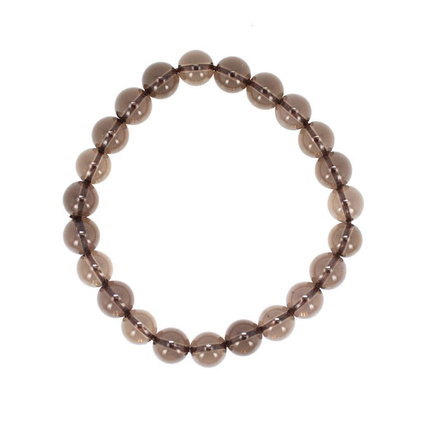Grounding & Protection - 8mm Smokey Quartz Bracelet, #6683