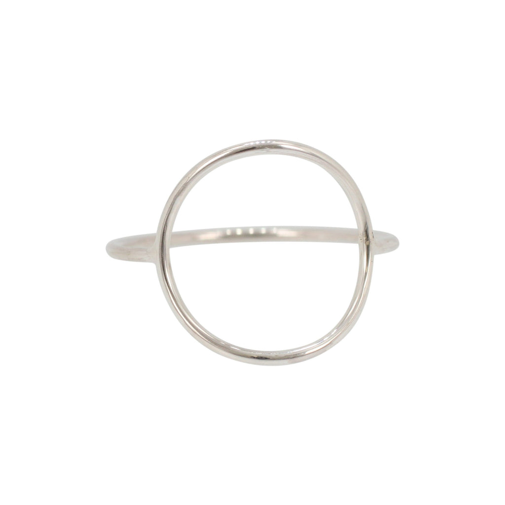Open Circle Ring in Sterling Silver, #6771-ss