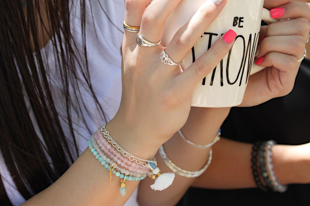 shop yoga jewelry by Zoe and Piper