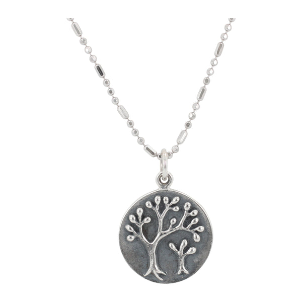 Mom and Baby Tree of Life Necklace, #6207-ss