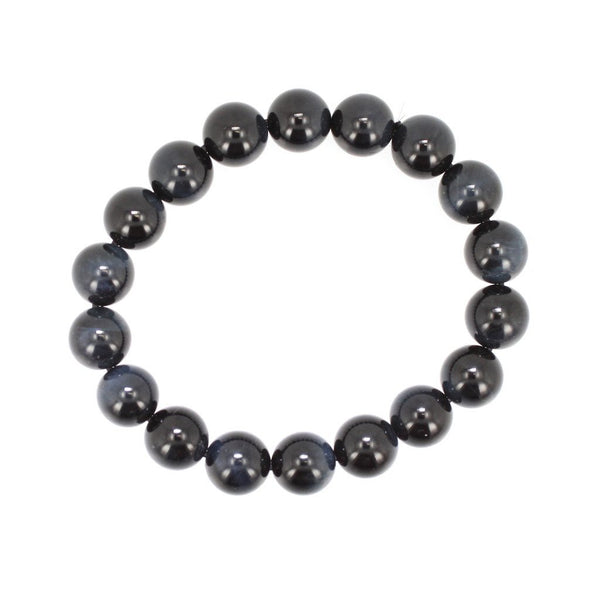 10mm Blue Tiger Eye Energy Bracelet, #6691