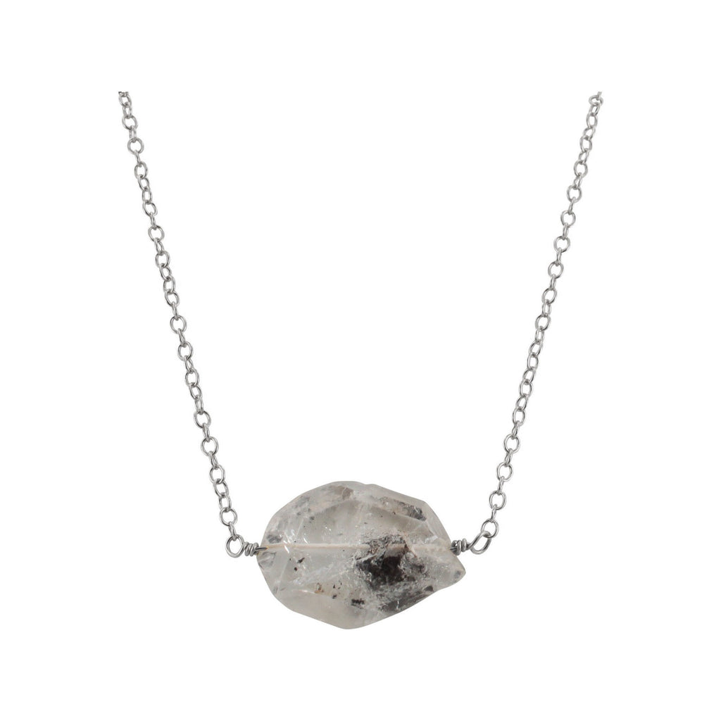 Herkimer Diamond Gemstone Necklace, #6307
